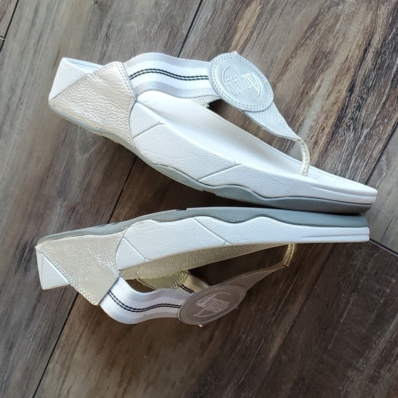 Fitflop Womens Platform Flip Flop Sandals sz 10 shoes - Picture 6 of 10